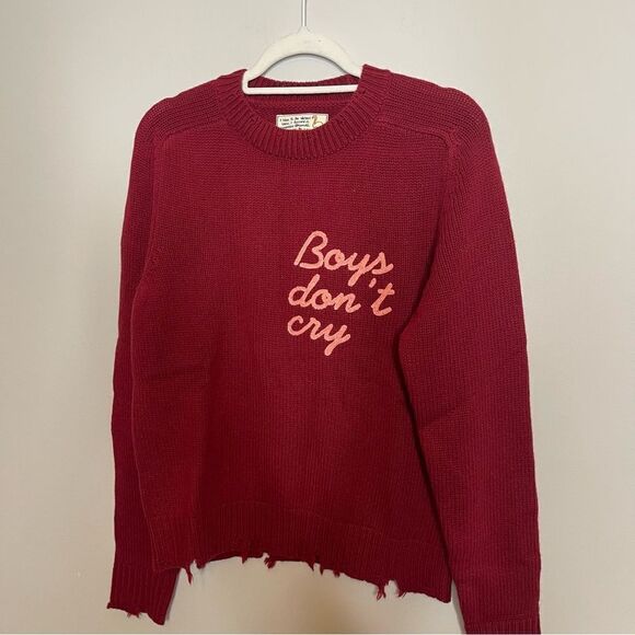 Sandrine Rose Boys Don't Cry Cashmere Sweater - Wine Red
NWT XS - Picture 8 of 10